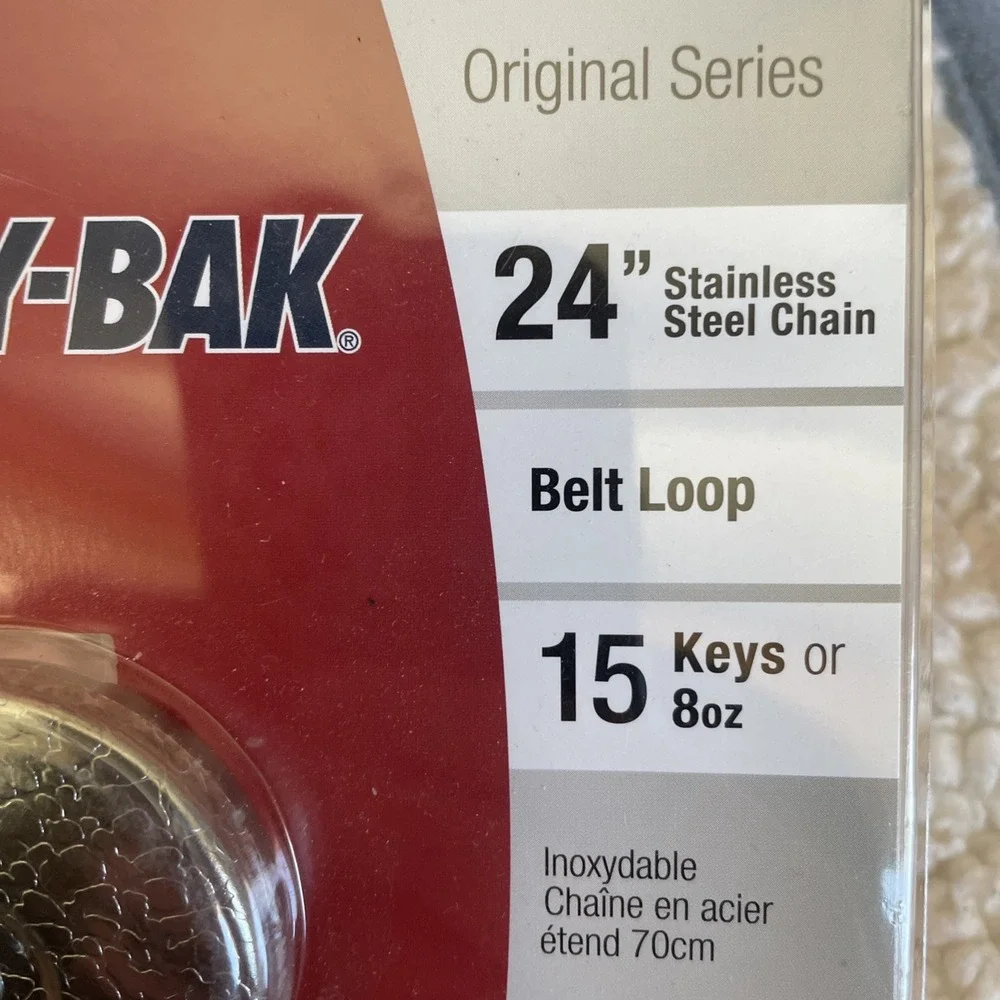 KEY-BAK Self Retracting Key Reel Original Series. Retractable 24